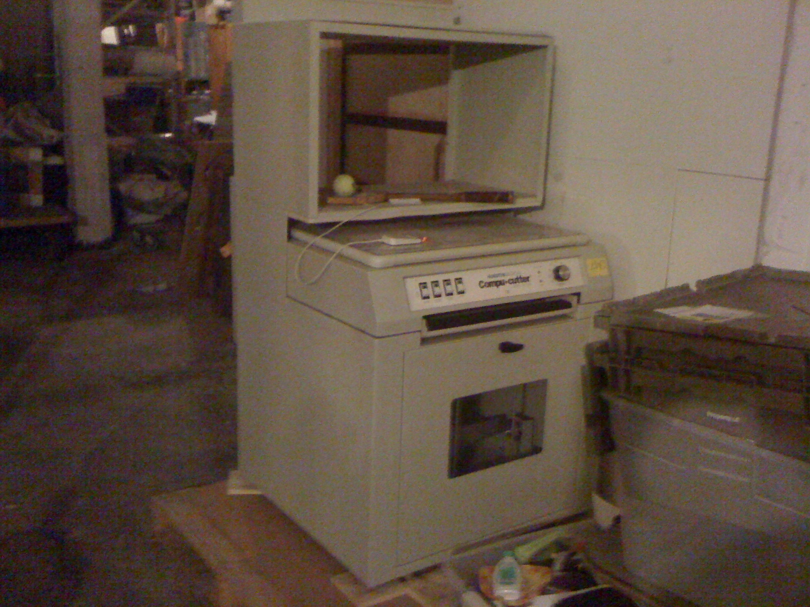 Nothing important to see here, officer: CompuCutter Hot Wire CNC Machine