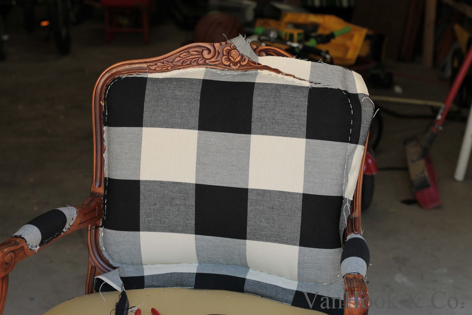 VanHook & Co.: How to Reupholster a Chair Part 4