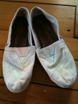 Sprinkles and Champagne: diy dyed toms