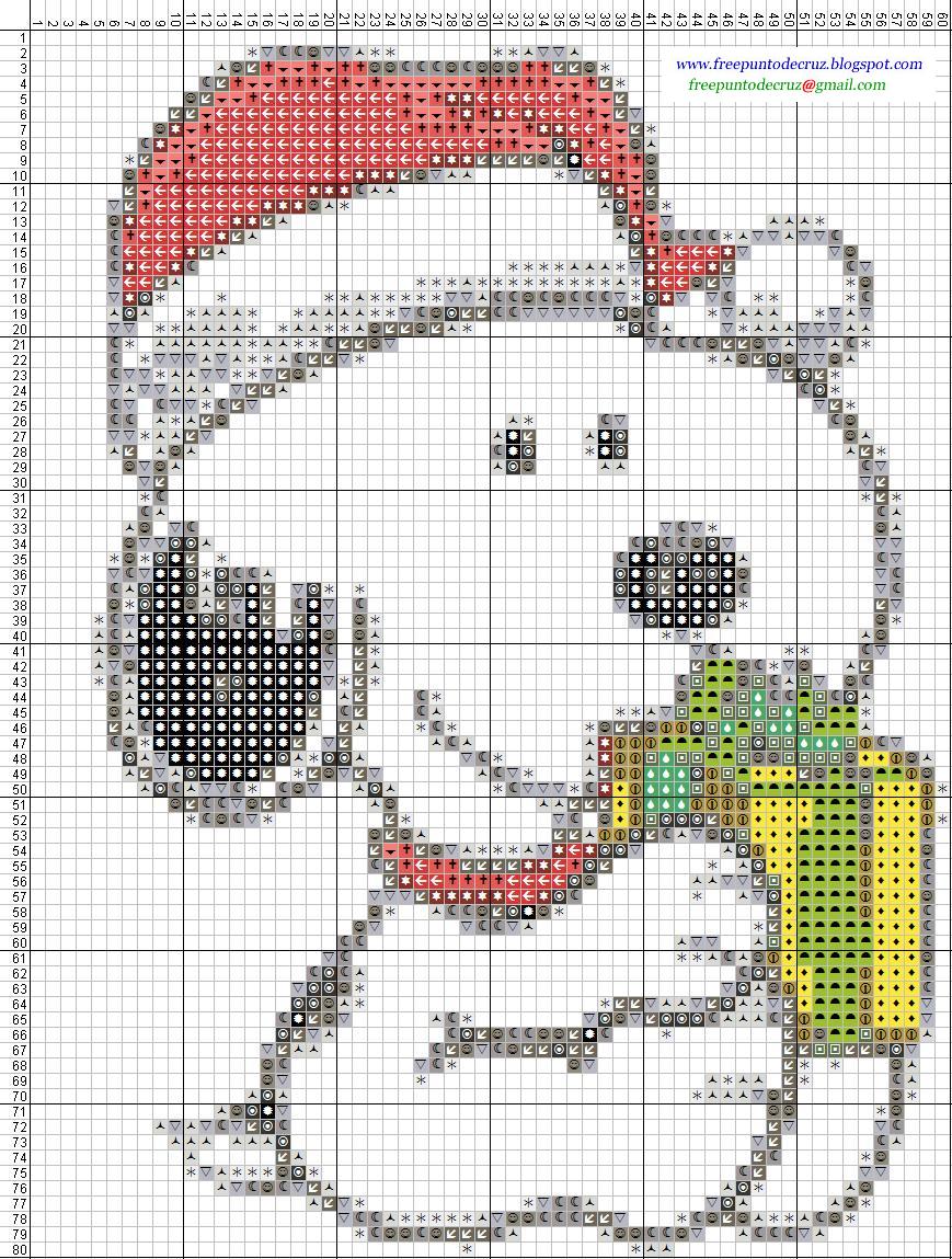 Dibujos Punto de Cruz Gratis Snoopy Navideño Punto de cruz