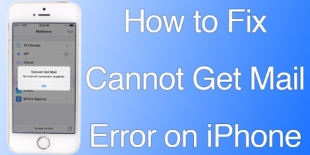 Fix can t get mail the connection to the server failed mobile software hardware