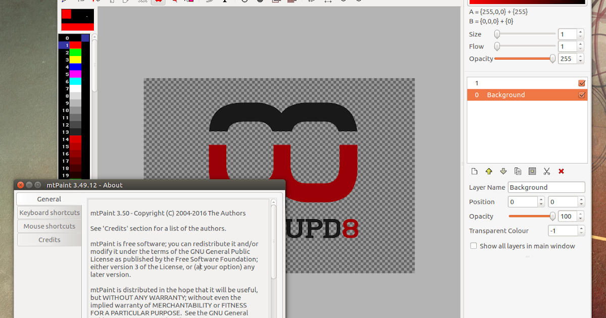 Lightweight Paint Software mtPaint 3.50 Dev Available In PPA For Ubuntu