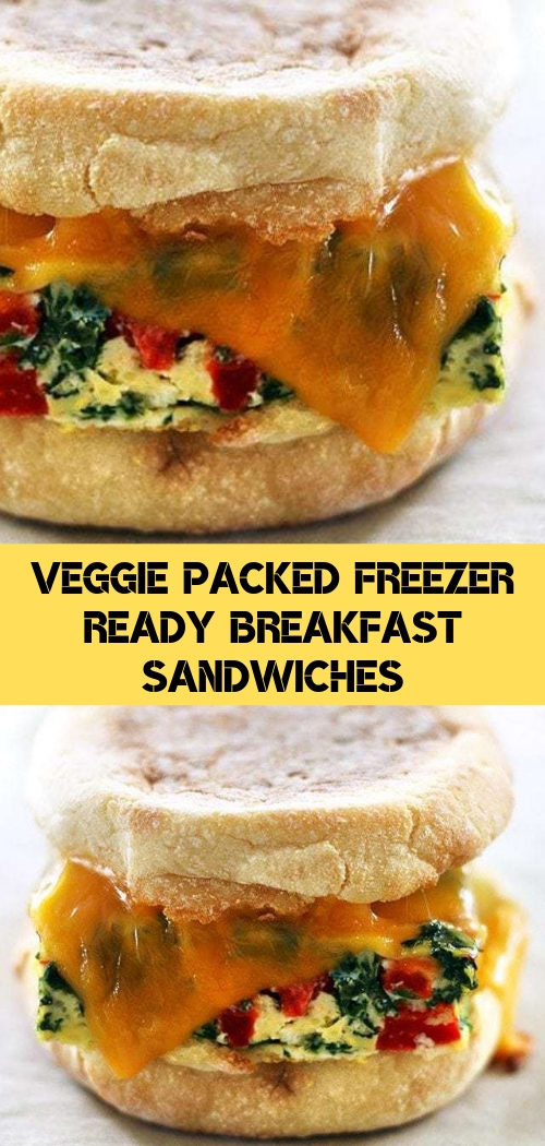 Veggie Packed Freezer Ready Breakfast Sandwiches Good Food Recipes