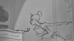 frog pencil princess test 2009 drawings tiana naveen scene