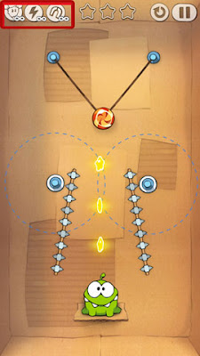 Cut the Rope con todas las ventajas Tengo las ventajas infinitas al conseguir el juego en Amazon Underground.