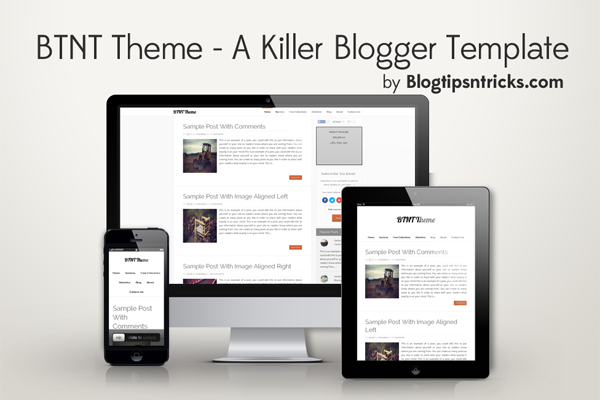 BTNT Responsive BTNT Responsive Blogger Theme Demo