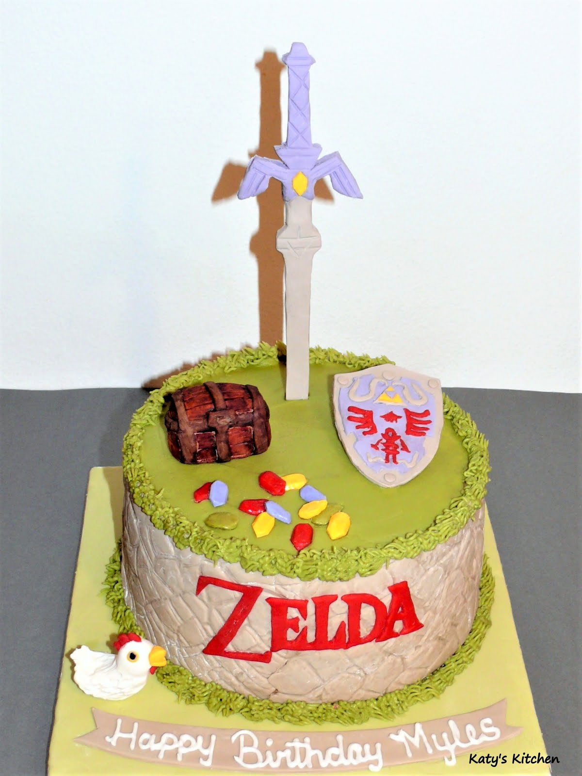 Katy's Kitchen The Legend of Zelda Cake