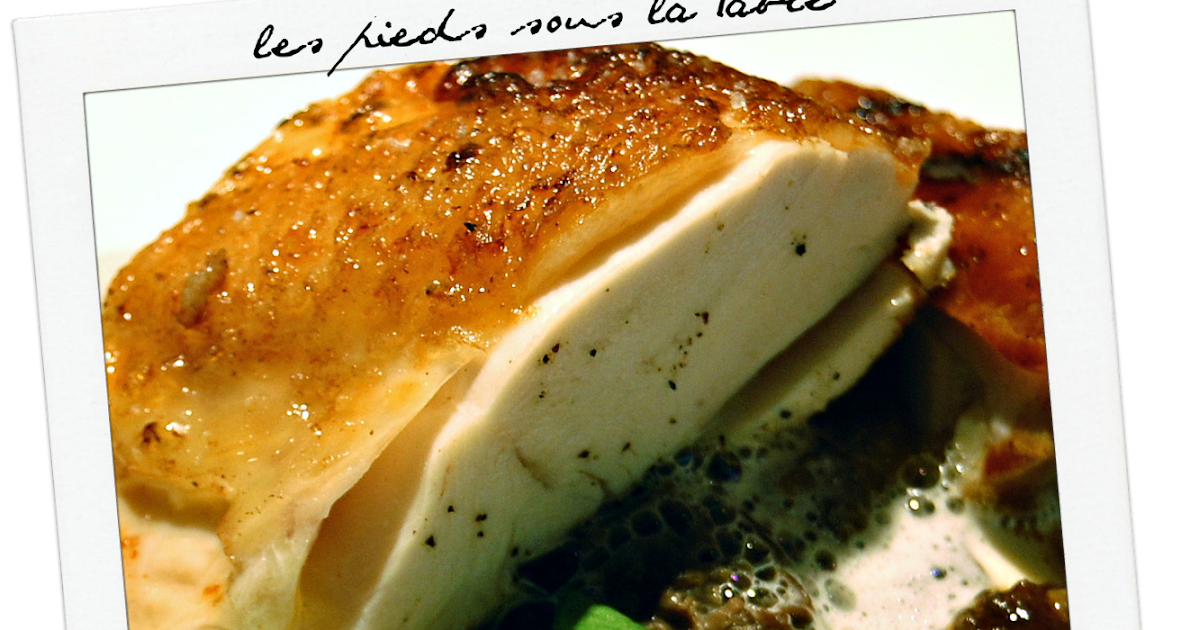 Les cèpes: POULARDE au vin jaune et morilles