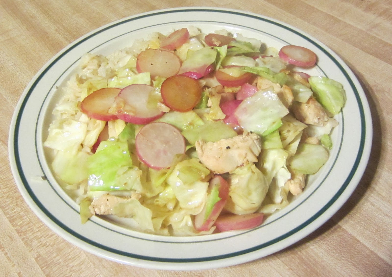 Rediscovering the Kitchen Kitchen Own Recipe Cabbage and Radish Stir Fry
