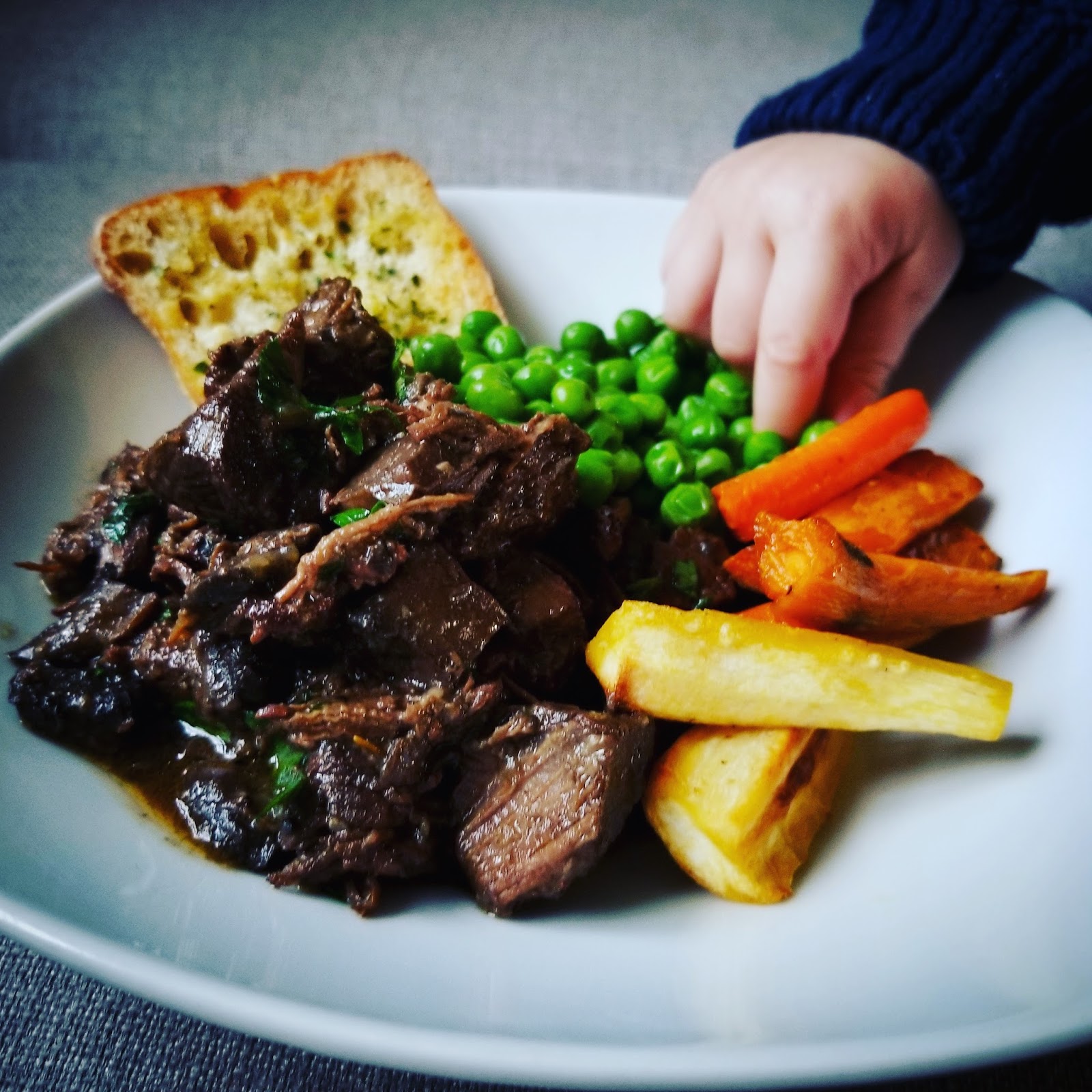 Ciao Down Slow Braised Beef with Mushrooms and Onions