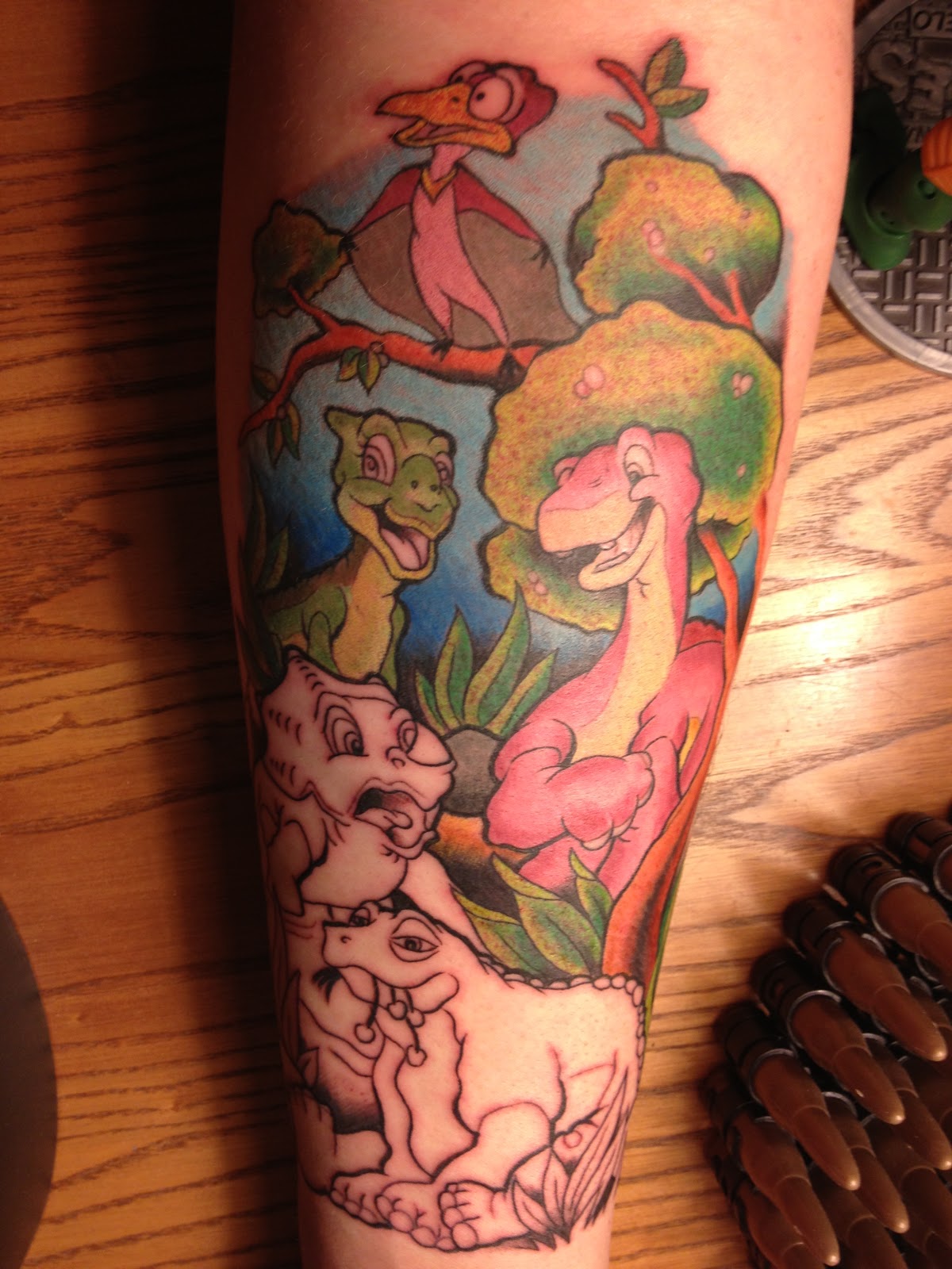 image: Land-Before-Time-Tattoo-First-Session