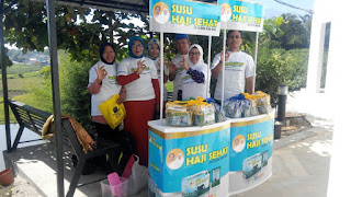 Edukasi Kesehatan kepada Calon Jamaah Haji Kecamatan Padang Timur bersama GEMAHATI dan SUSU HAJI SEHAT, Kota Padang
