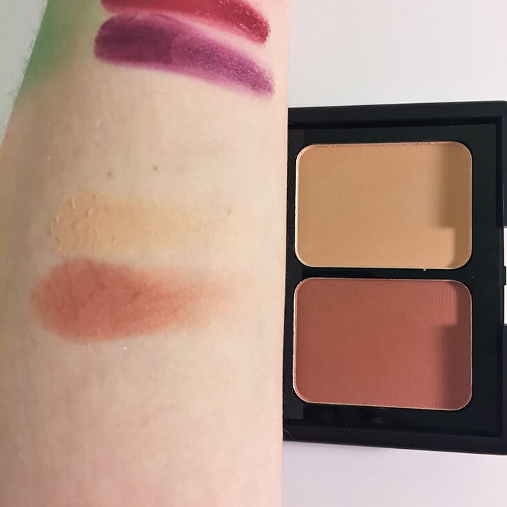 e.l.f. Matte Blush Duo Rosy Flush swatches e.l.f. Matte Blush Duo Rosy Flush swatches