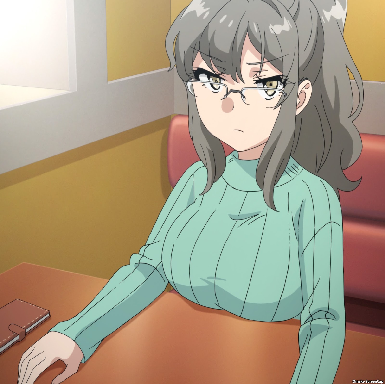 Joeschmo's Gears and Grounds: Seishun Buta Yarou wa Yumemiru Shoujo no Yume  wo Minai - Movie - Rio Sits in Diner