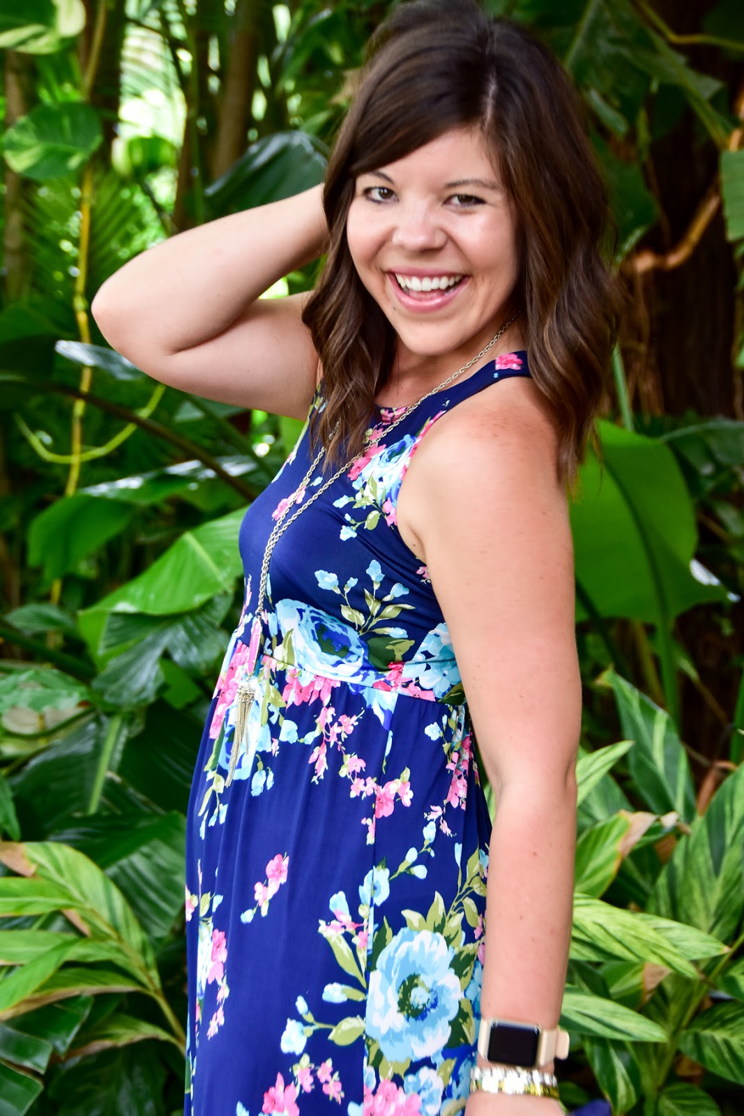 Southern Summer Mint Julep Boutique Floral Maxi Dress Girl Meets Bow