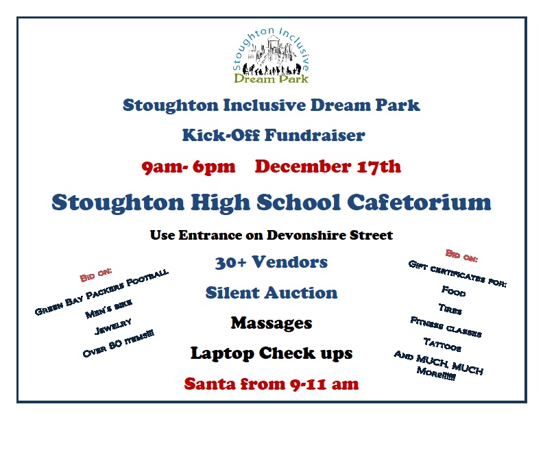 Stoughton Inclusive Dream Park Updated vendor and Donor list as of 12
