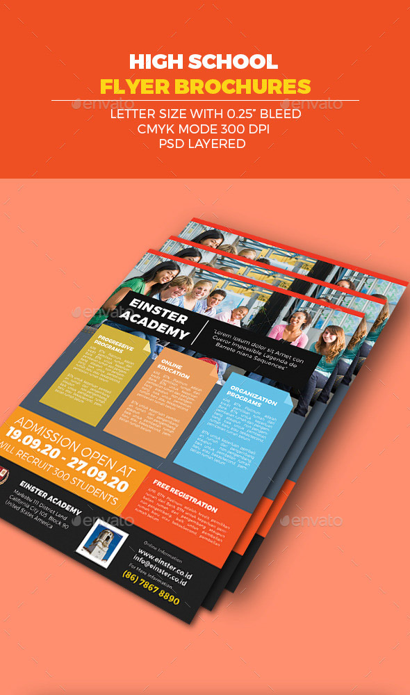 5 Desain Brosur Sekolah Inspirasi V.1