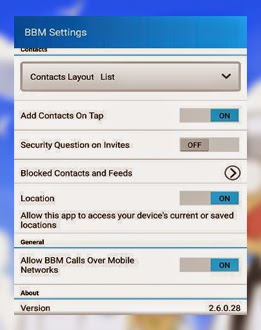 Cara Block Status Teman BBM Android Cara Block Status Teman BBM Android