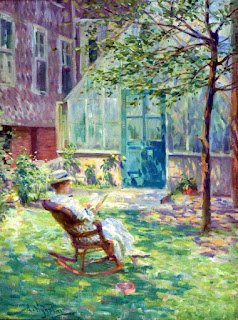 Arvid Nyholm. Citind langa sera