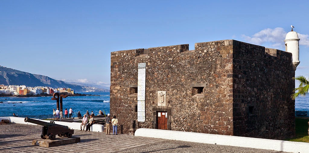 borde maquillaje molestarse Isla de Tenerife Vívela: Castillo de San Felipe - Puerto de la Cruz