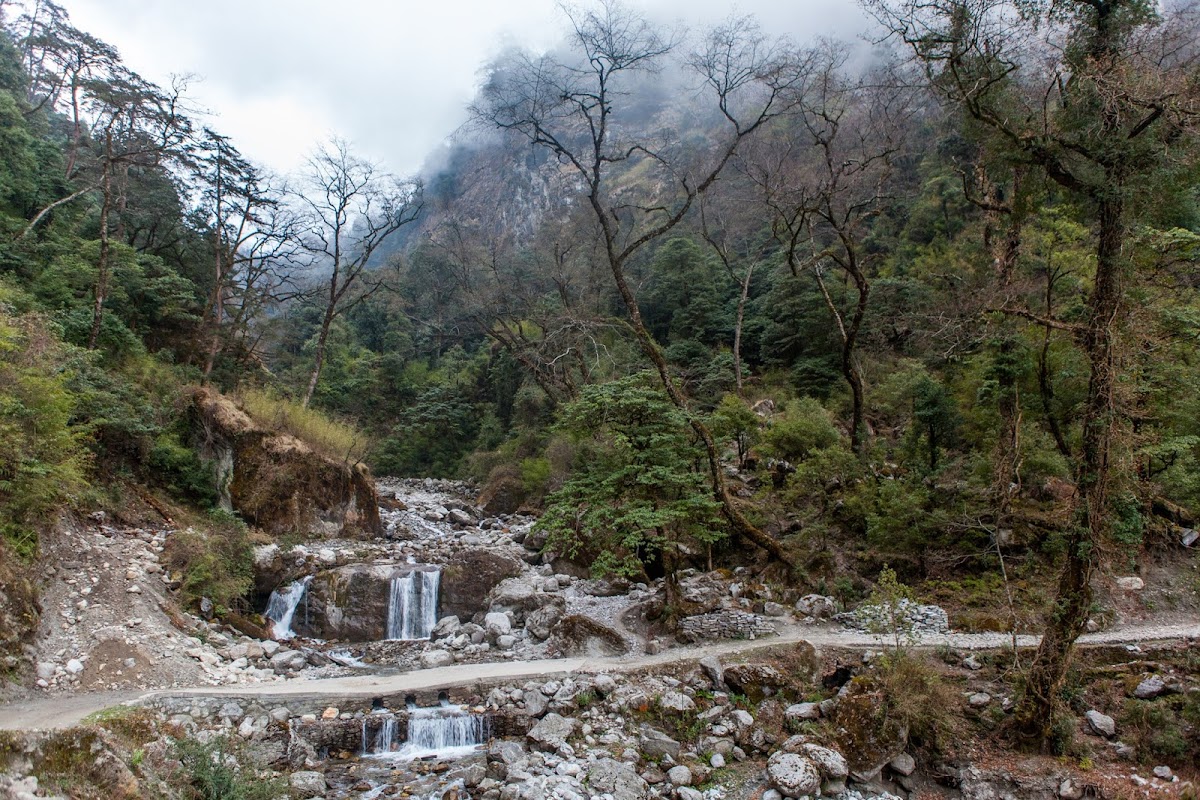 200км по красно-белым черточкам.. Around Annapurna. март-апрель 2017