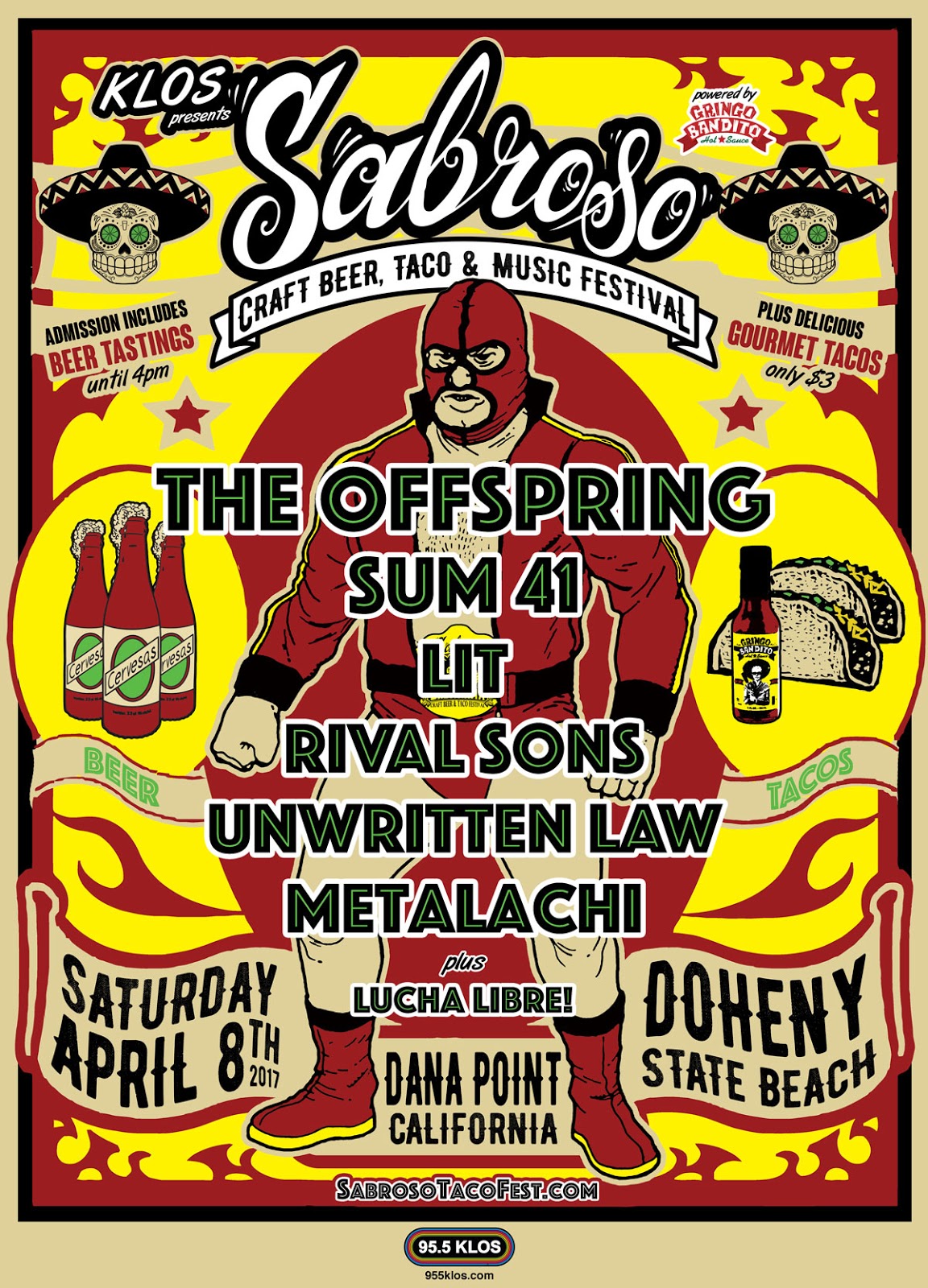 April 8 Sabroso Craft Beer, Taco & Music Festival Dana Point