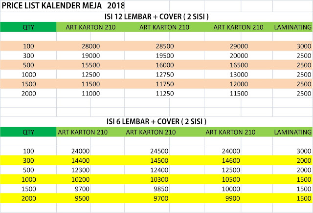 HARGA CETAK KALENDER MEJA MURAH JAKARTA HARGA CETAK KALENDER MEJA MURAH JAKARTA