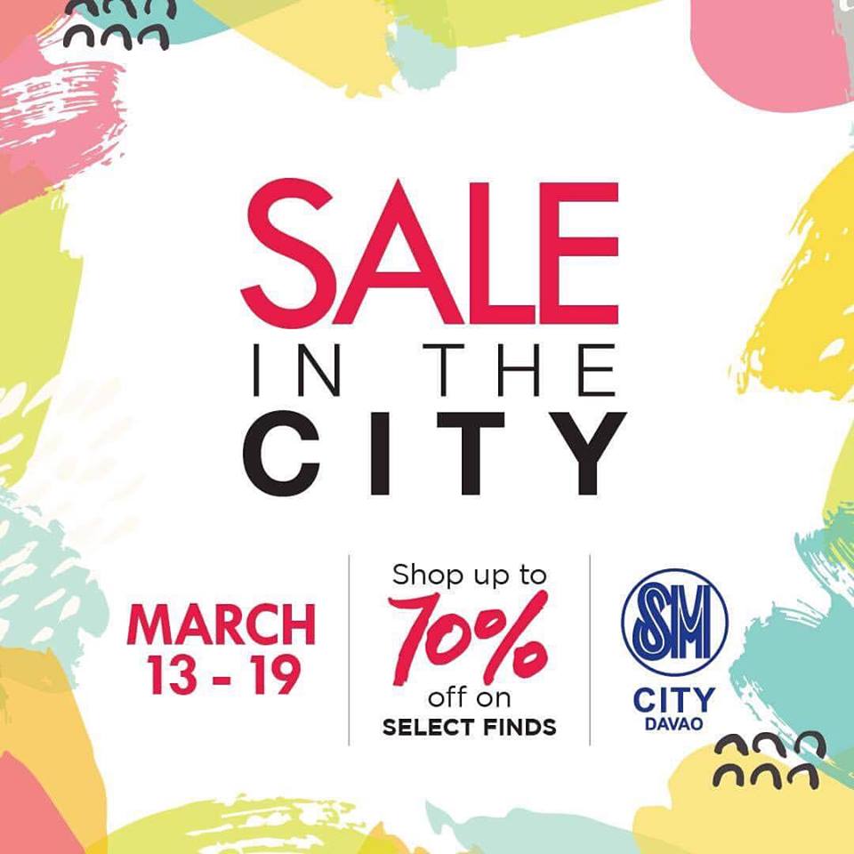 D.I.G.G.DAVAO SM City SALE in the City till March 19, 2017 smcity 