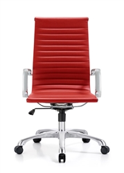 Contemporary Red Leather Office Chair Contemporary Red Leather Office Chair