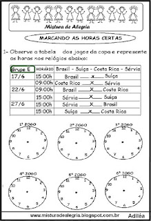 atividade tabela Atividade copa mundial 2018 tabela jogos