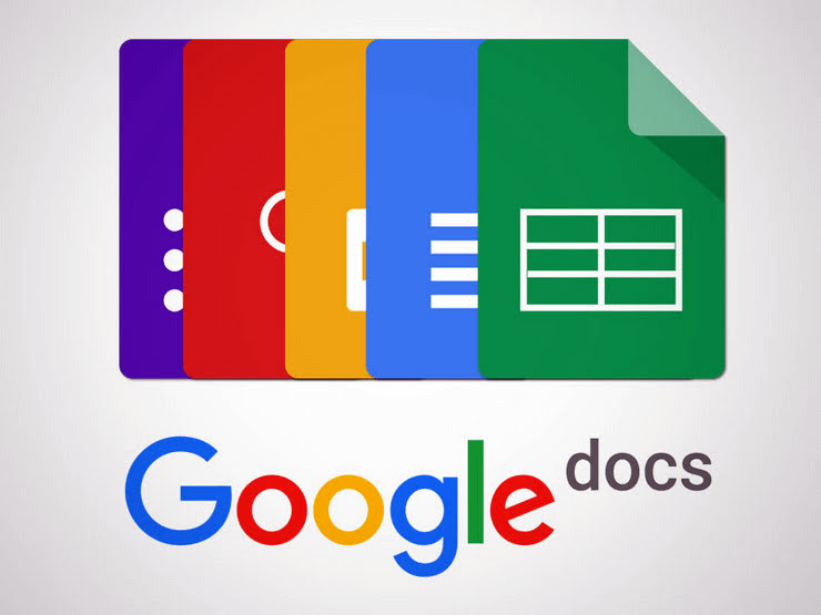 Google Docs icons