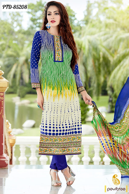Stylish Straight Cut Salwar Suits for Indian Festival