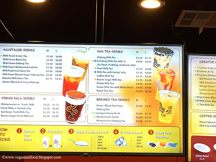 Gong Cha Koreatown Vegas and Food