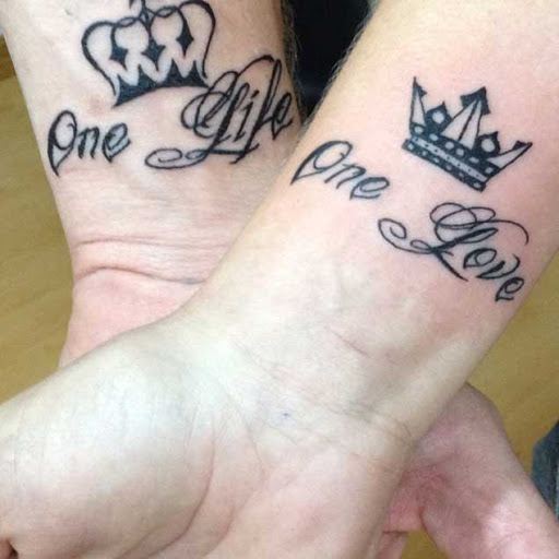 Rei & Rainha Tatuagens Que Fará O Seu Relacionamento Oficial - Tatuagem