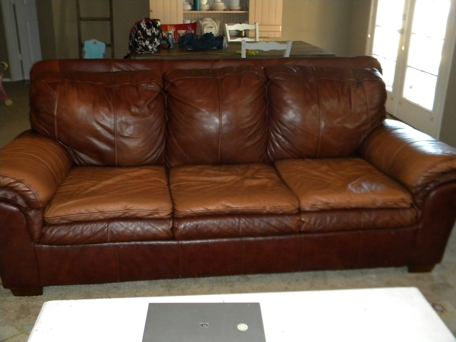 Grand Design: Leather couch and chair