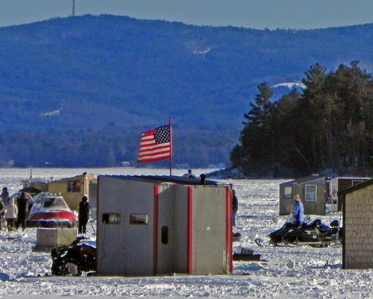 ActionshotsNH NH Ice Fishing Derby Lake Winnipesaukee 2013