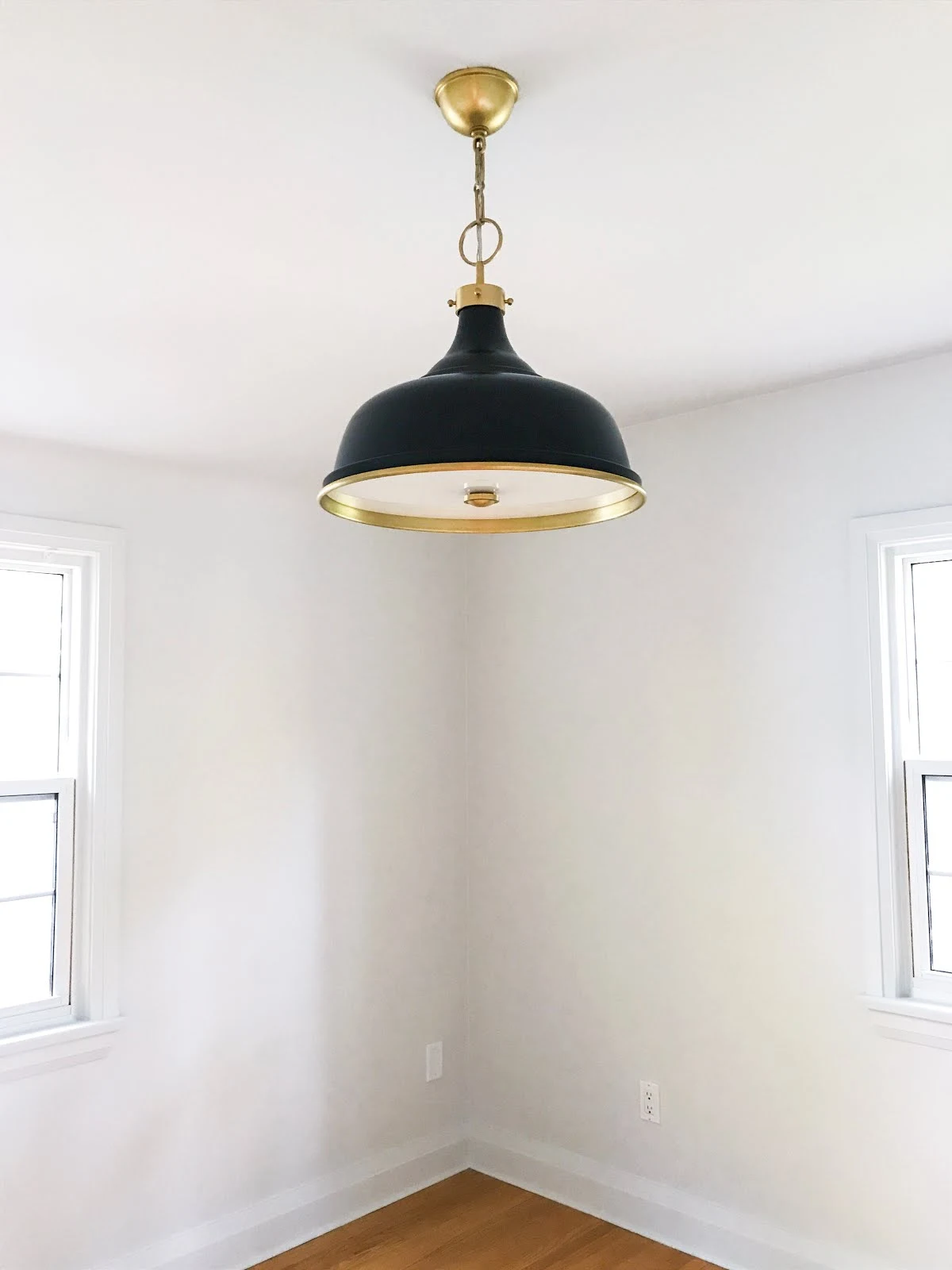 hudson valley lighting pendant, mark d sikes lighting, classic blue and brass large pendant