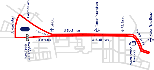Rute PacaRun 5K 2016 Bogor, GOR Padjajaran Kebun Raya Bogor, Air Mancur Bogor PacaRun 5K 2016 Bogor, GOR Padjajaran Kebun Raya Bogor, Air Mancur Bogor