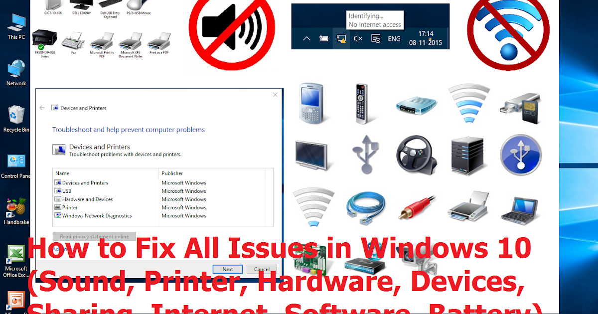 Learn New Things How to Fix All Issues in Windows 10 (Sound, Printer