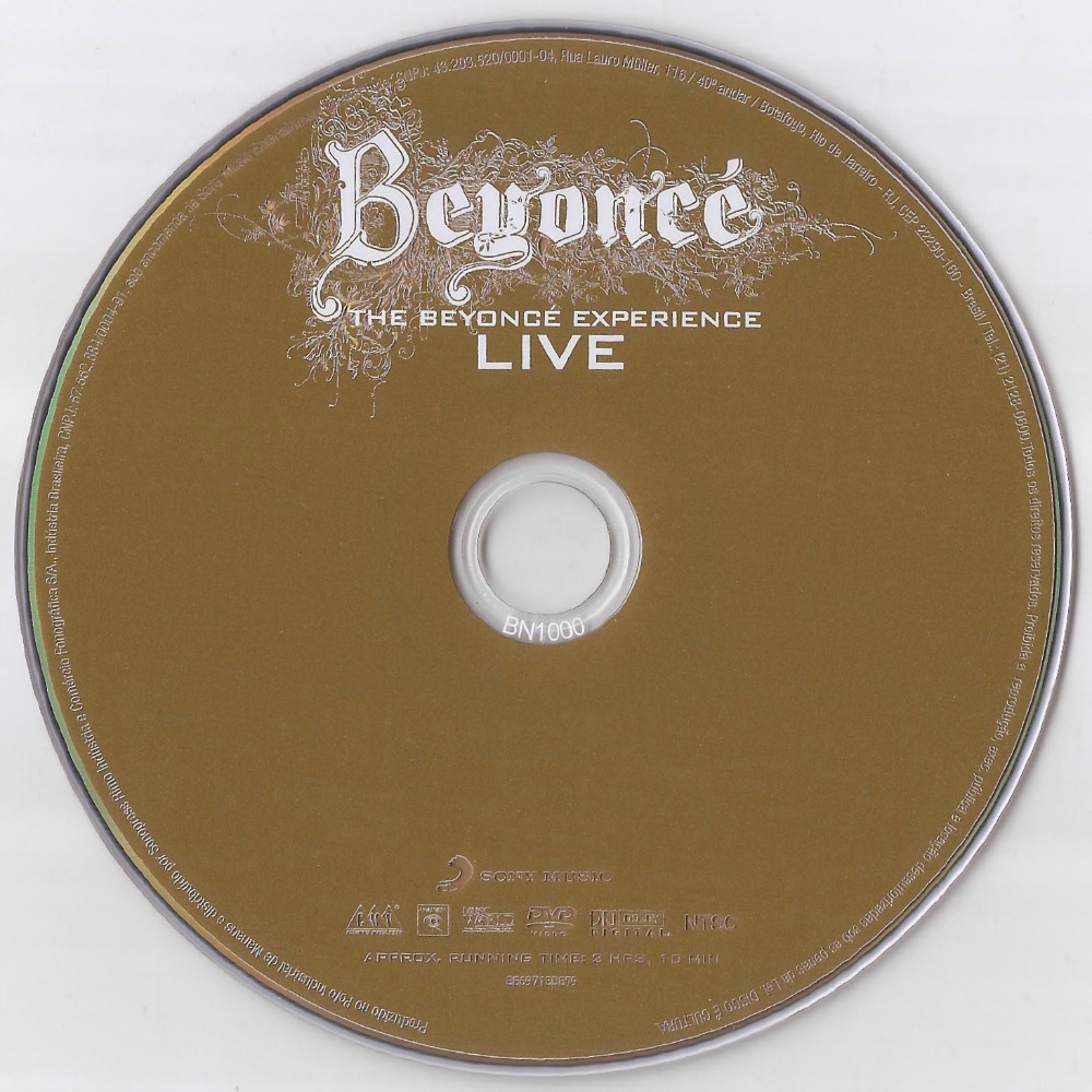 DVD: Beyoncé - The Beyoncé Experience Live - Encartes Pop 
