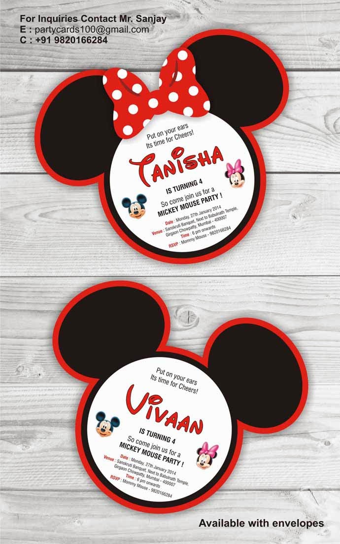 Minnie Mouse Shaped Invitations Cobypic Minnie Mouse Shaped Invitations