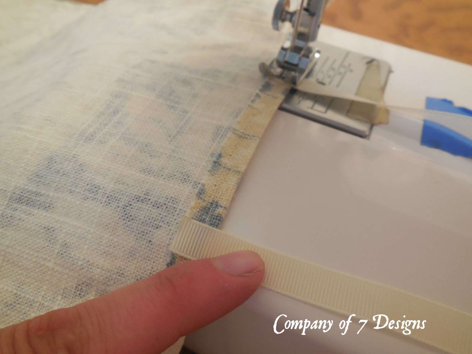 Company of 7 Designs Easy NO ZIPPER Slipcover Pillows Tutorial