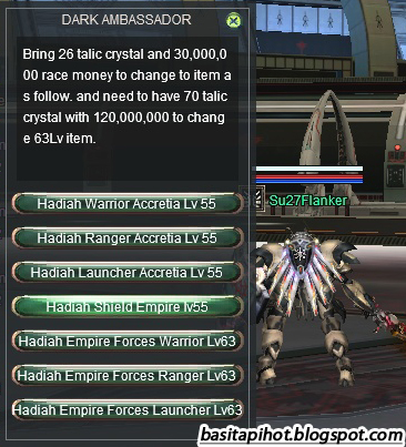 RF Online Gamming Info: RF : Kegunaan Talic Crystal - Part 7