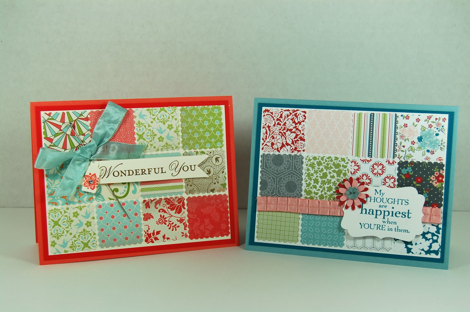 CREATIVE IMAGINATIONSTAMP AND CREATE WITH JILL QUILTED GREETING CARDS