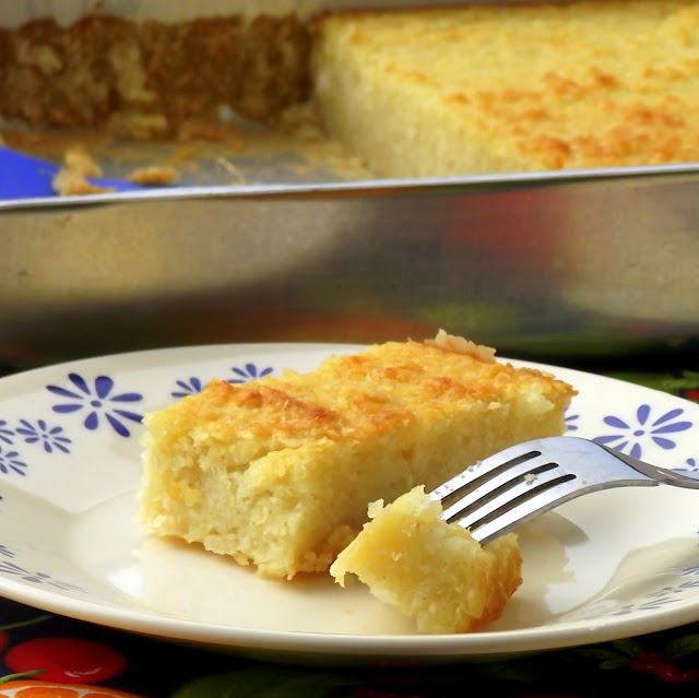 Pitadinha: Bolo de macaxeira de liquidificador