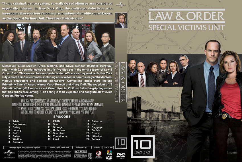 Law and Order - Special Victims Unit 1999-2011.