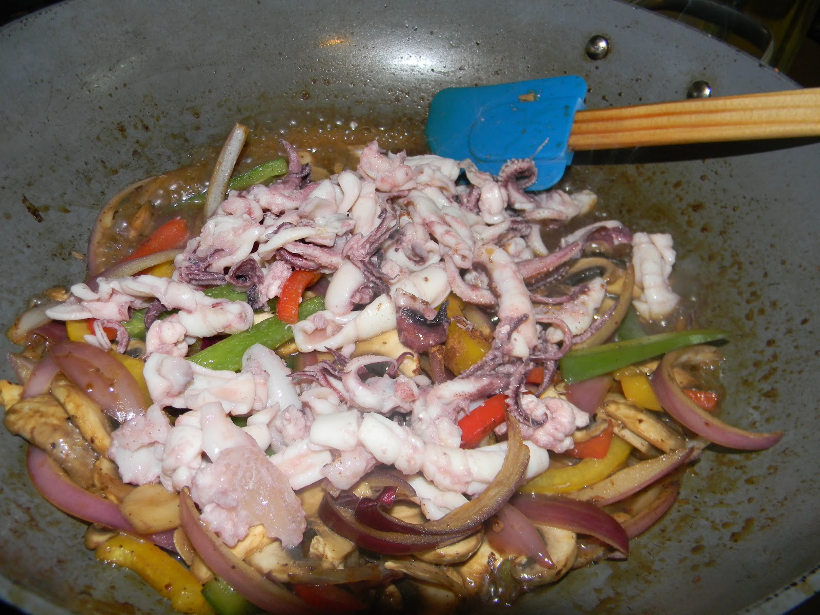Enjoy Life: Stir-fried Squid with Vegetables