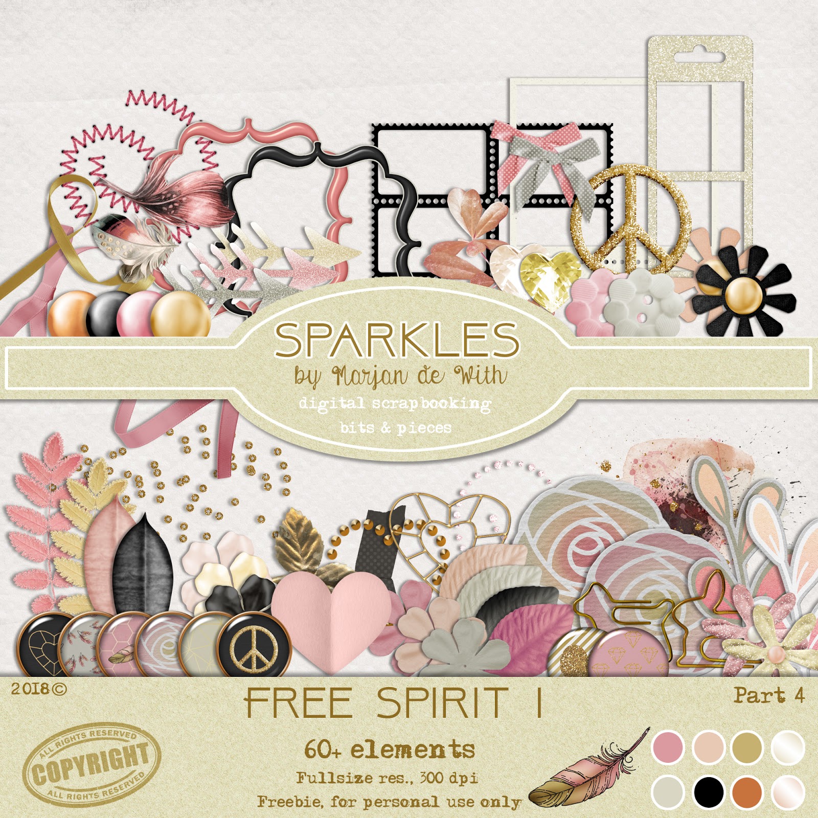 Sparkles by Marjan de With Free Spirit I