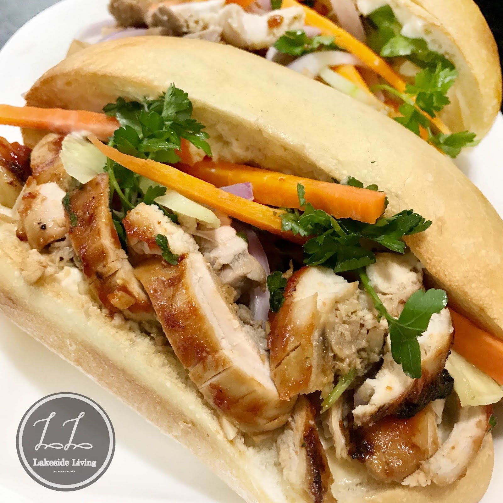 Authentic Vietnamese 'Banh Mi' French Baguette Sandwich