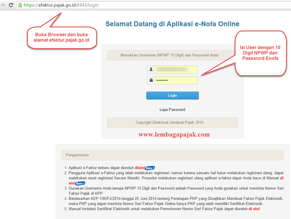 Cara Minta Nomor Faktur Pajak Online Laporan Pajak Online